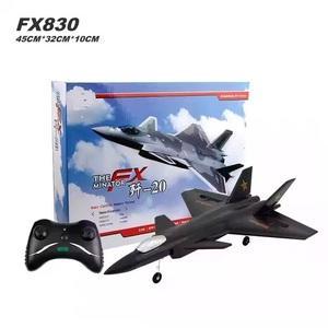 FX830 RC Plane J20 Fighter <strong>Remote</strong> Control Airplane Anti-collision <strong>Soft</strong> Rubber Head Glider with Culvert Design Aircraft RC Toys - Product Image 6