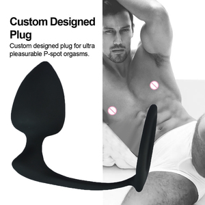Anale Plug Mannelijke Prostaat Massager Haan Ring Anale Pluggen Dildo G-Spot Butt Plug Volwassen Seksspeeltjes Anale Speeltjes Voor Vrouw Man Homo Sekswinkel - Product Image 2