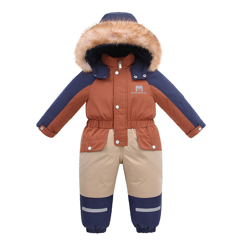 Rust Brown & Navy Blue & Khaki