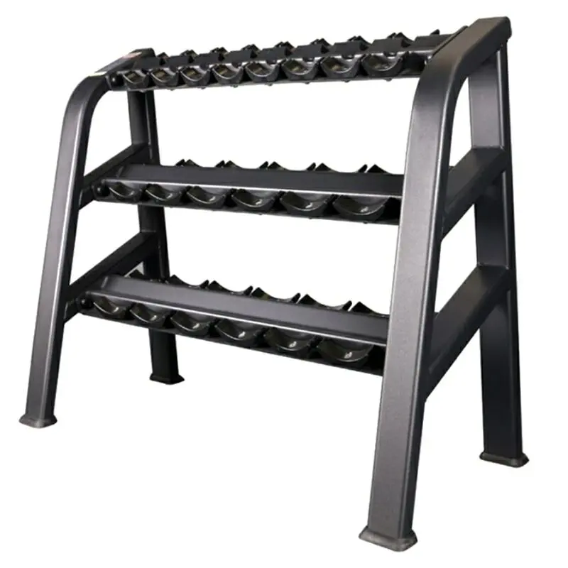 YG-1050 YG Fitness haute qualité support d'haltères 3 niveaux Commercial Gym équipement complet support d'haltères universel