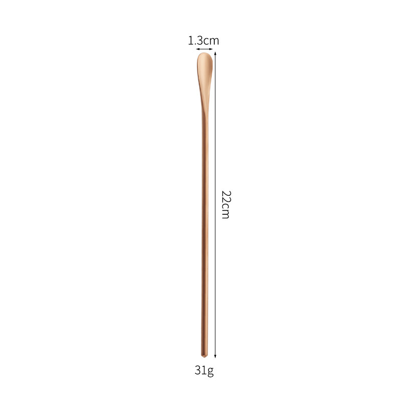 22cm rose gold spoon
