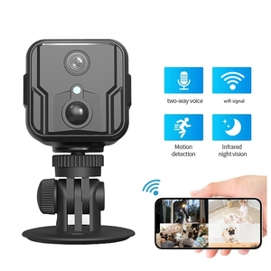 Sensore Wireless T9W2 CMOS 1080P HD Mini telecamera integrata sirena bidirezionale sistema di rilevamento del movimento per la casa grandangolare - Product Image 3