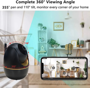 Cámara de seguridad para el hogar Sunivision 2MP inalámbrica WIFI IOT CCTV con sistema de alarma con sensor de movimiento de puerta 2 en 1 Sensor CMOS de 2MP - Product Image 5