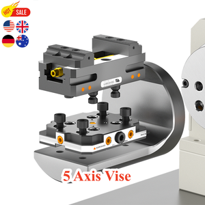 CNC Machine 5th Axis Kamishiro zero Point Clamping System Self <strong>Centering</strong> Vise Adapter Lang Compatible Quick Point 52mm - Product Image 1