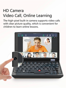 タッチスクリーン7インチ学生ポケットラップトップタッチスクリーンラップトップコンピューターWin11ビジネス用の安価なポータブルノートブックコンピューターPC - Product Image 5