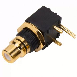 Placa giratoria de asiento RCA chapada en oro, decodificador DAC, entrada/salida Coaxial Digital, PCB, toma de placa de soldadura de 90 grados - Product Image 6