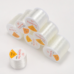 0.5-1.5mm Plastic Crystal Stretchy <strong>Elastic</strong> Line Thread Stretch Cords <strong>Elastic</strong> <strong>String</strong> Beads <strong>String</strong> for Bracelet Necklace Bead Line - Product Image 1