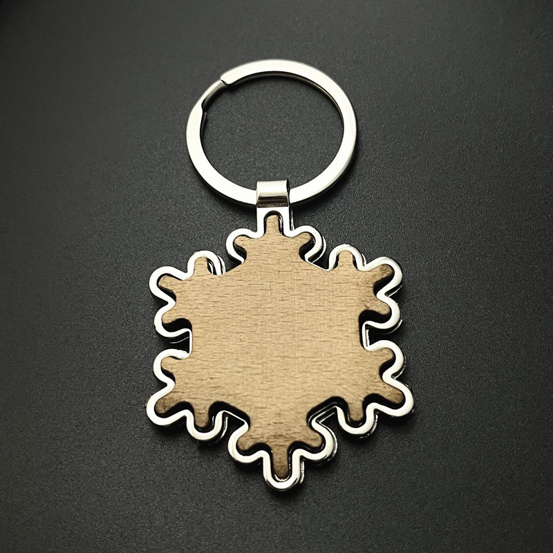 Snowflake keychain