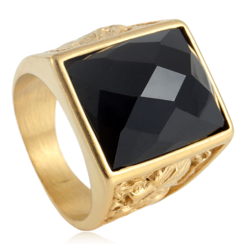 Golden Black Stone