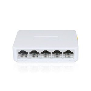 TiNCAM Managed Ethernet Switch <strong>10</strong>/<strong>100M</strong> 5/8 Port Plastics Network Switcher Optical Fiber <strong>LAN</strong> Switching Media Converter - Product Image 1