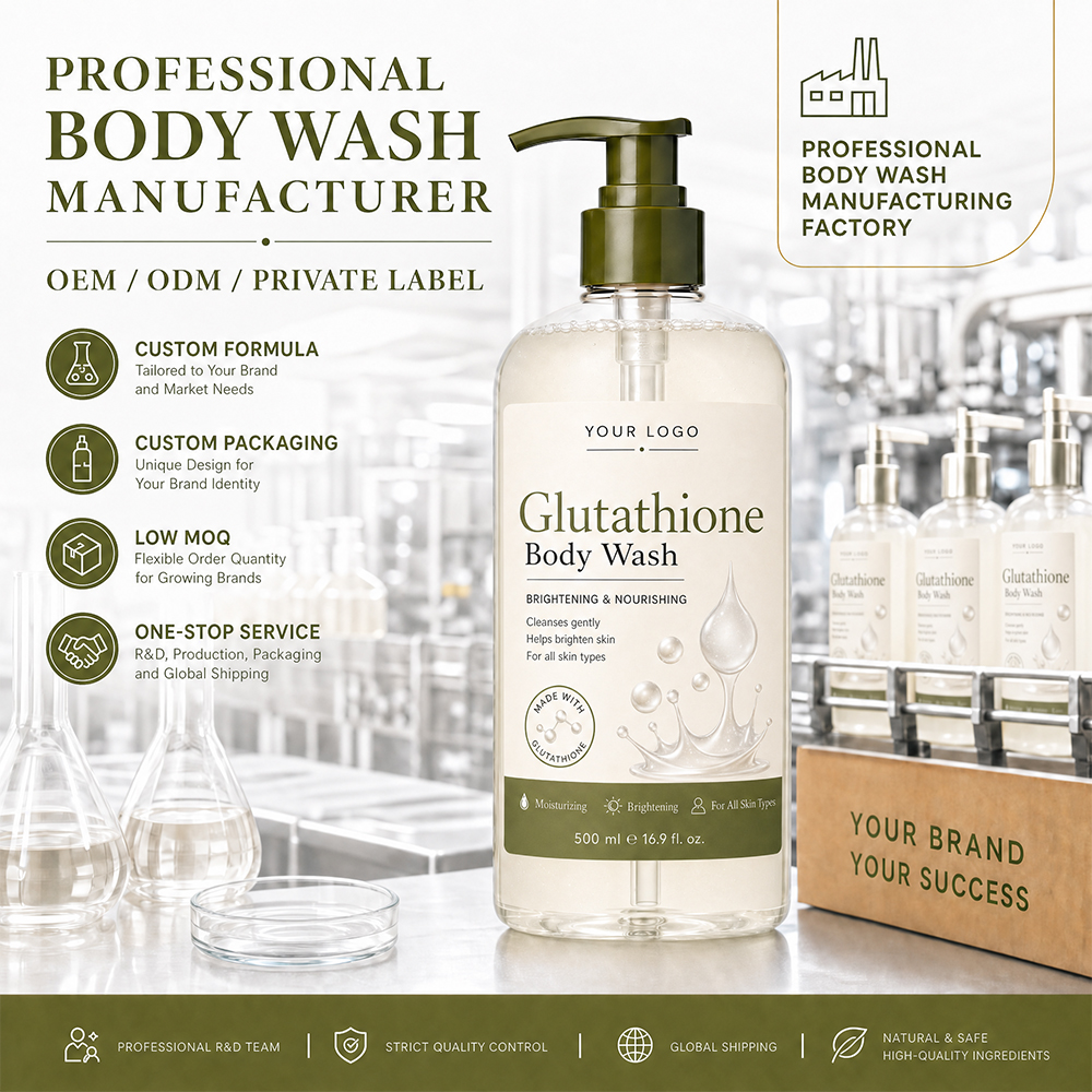 Gel douche au glutathion