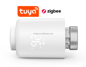 Tuya 3.0หม้อน้ำควบคุมอุณหภูมิอัจฉริยะ TRV ZigBee สำหรับบ้านระบบทำความร้อนใต้น้ำระบบ Tuya Smart Life APP Alexa - Product Image 1
