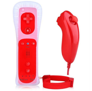 ニンテンドーWiiアクセサリー用2In1内蔵モーションワイヤレスリモートゲームコントローラーシリコンケースストラップ付きジョイスティックゲームパッド - Product Image 3