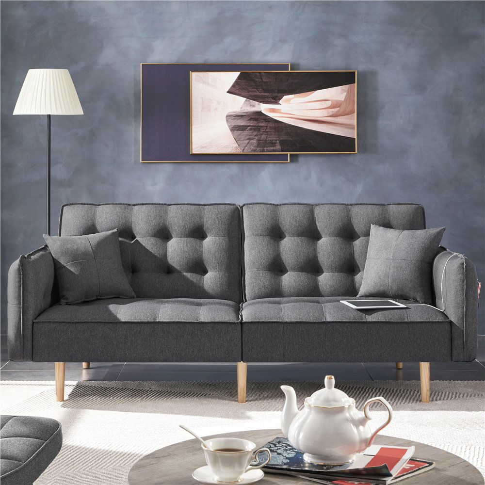 Dark Gray Linen Blend