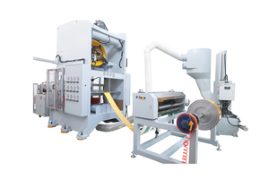 Máquina de fabricación de platos de aluminio para comida, contenedor de comida de avión con control digital de programación por ordenador, a la moda, a la moda