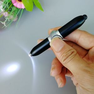 Promosyon hediye çok fonksiyonlu mini led el feneri Fidget Spinner kalem Stylus ile - Product Image 4