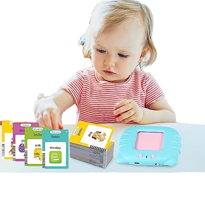 売れ筋モンテッソーリ教育用フラッシュカードリーダーフラッシュカード学習フラッシュカードを取る子供のための機械学習子供のおもちゃ - Product Image 4