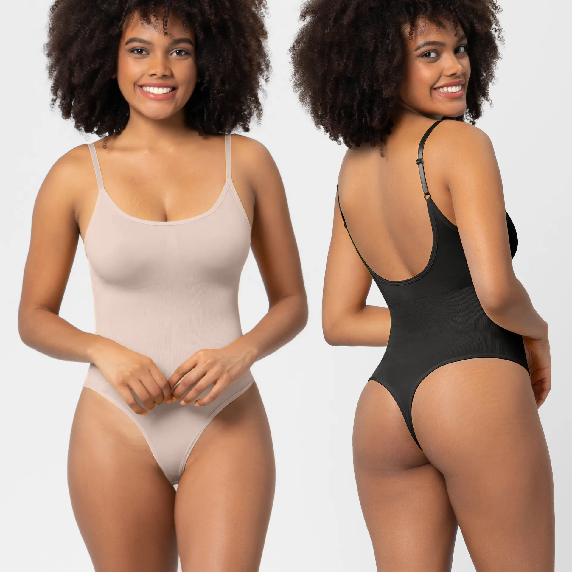 modelador de barriga plus size fajas colombianas modelador de corpo sem costura modelador de corpo tanga para mulheres