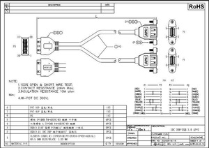 3.0 ön Panel kablo 20 Pin Idc çift Usb 3.0 uzatma kablosu - Product Image 3