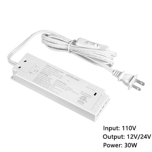 UL ETL Certificated Dupont Ports <strong>Input</strong> 120v Dc <strong>Output</strong> 12V 24V Plastic case Led Cabinet Light <strong>Strip</strong> <strong>Driver</strong> Led Power Supply - Product Image 2