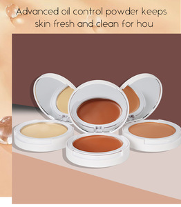 High Quality Makeup Soft Texture Cream Foundation <strong>Compacts</strong> <strong>Make</strong> up Dark Skin Cream Foundation Palette - Product Image 5