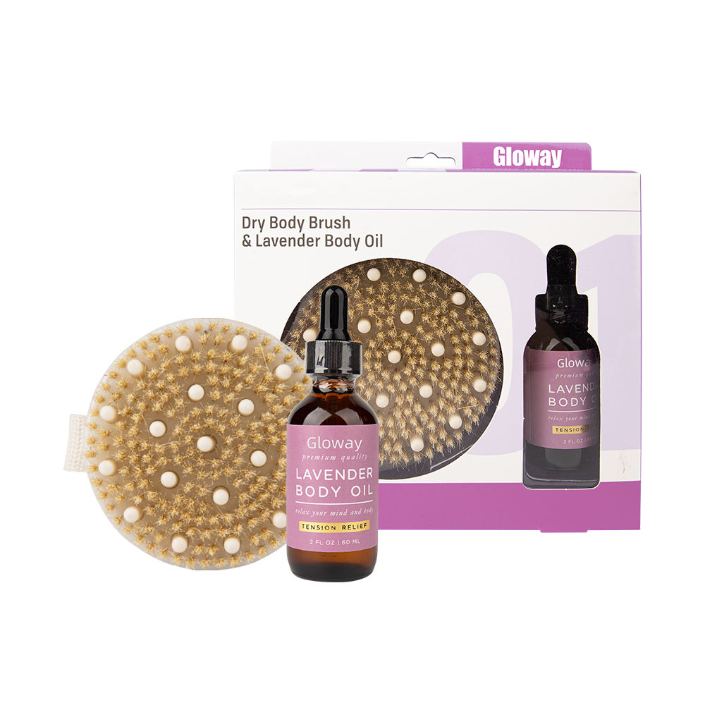 น้ำมันลาเวนเดอร์1 + แปรงอาบน้ำ