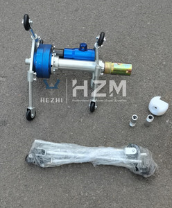 300 - 900 mm çaplı petrol borusu tüp iç duvar pas temizleme manuel kumlama boyama ekipmanları