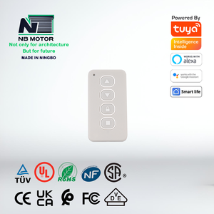 NB мотор 433 МГц 4 кнопки RF Wifi беспроводной пульт дистанционного управления обучающий код для Google Smart Door - Product Image 1