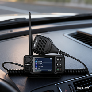 Binqi BQ-8900ProA 4 gam PoC đài phát thanh xe gắn Walkie Talkie với Real PTT và Sim Thẻ GPS toàn cầu PoC thiết bị không dây - Product Image 1