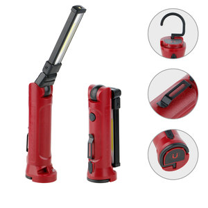 Multi-funzione portatile LED USB torcia elettrica ricaricabile ripiegato COB gancio magnetico lampada da lavoro per la riparazione di auto all'aperto - Product Image 2