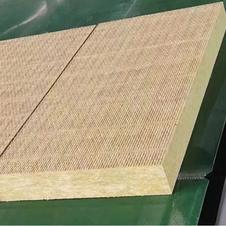 High Quality Soundproof Waterproof Rock Wool Insulation Panel Wall Insulation Board For Building Construction