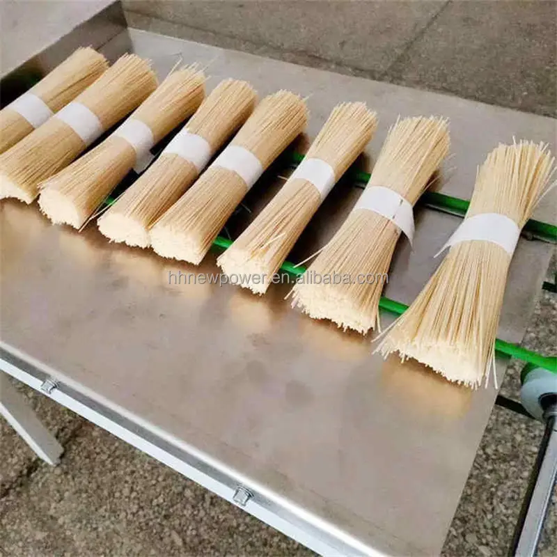 Fiable espagueti pasta Palo Seco fideos máquina de embalaje para Udon trigo fideos linguine pesaje agrupación flejado