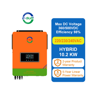 ESUN Comercial 10kW 10200kw Inversor Solar 48V Entrada Monofásica 230V Salida Soporte Paralelo hasta 6 Unidades para Tienda de Fábrica