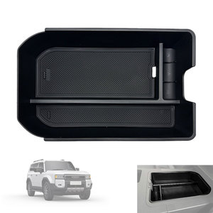 Interior Central Control Storage Box Tray Compatible Armrest Hidden Drawer <strong>Cup</strong> Holder for <strong>Toyota</strong> Land Cruiser Prado 250 - Product Image 1