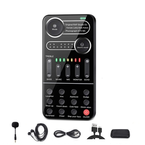 New Sell Portable K9 Sound Card Mini Voice Changer K Song Recording Game Live Broadcast Mobile Computer Sound Cards Set - Product Image 3
