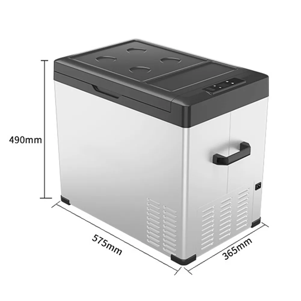 Mini refrigerador portátil para coche, sistema de protección de batería, compresor, canotaje, 25L, congelador con carga Usb