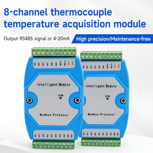 Módulo de adquisición de temperatura Modbus PT100/K RS485 de 6 canales, pantalla OLED RS485, controlador de temperatura del agua doméstico, OEM - Product Image 6