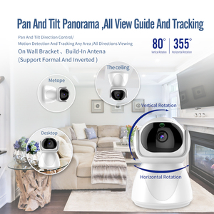 KW-400 Modern Smart <strong>Home</strong> 1080p HD Wireless <strong>Intercom</strong> Camera Two-Way Voice with Shaking Head Cloud Data Storage Memory Card Option - Product Image 6