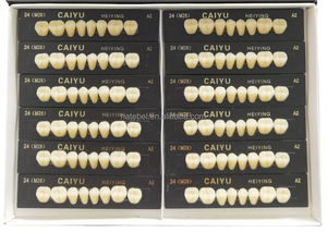 Hoge Kwaliteit Tandheelkundige Acrylhars Tanden Posterieure Twee Lagen Synthetische Hars Tanden - Product Image 5