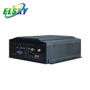 ELSKY工业电脑酷睿i7迷你电脑6usb系统单元电脑电脑DDR4 2LAN 6COM M.2，适用于单/双显示器IPC6900 - Product Image 1