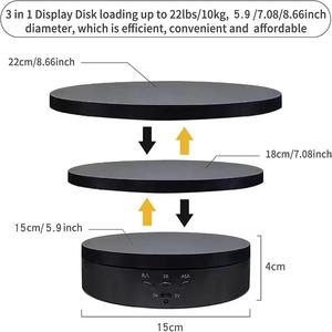 2024360度ディスプレイスタンド3In1スマート電気回転可視化装置 - Product Image 4