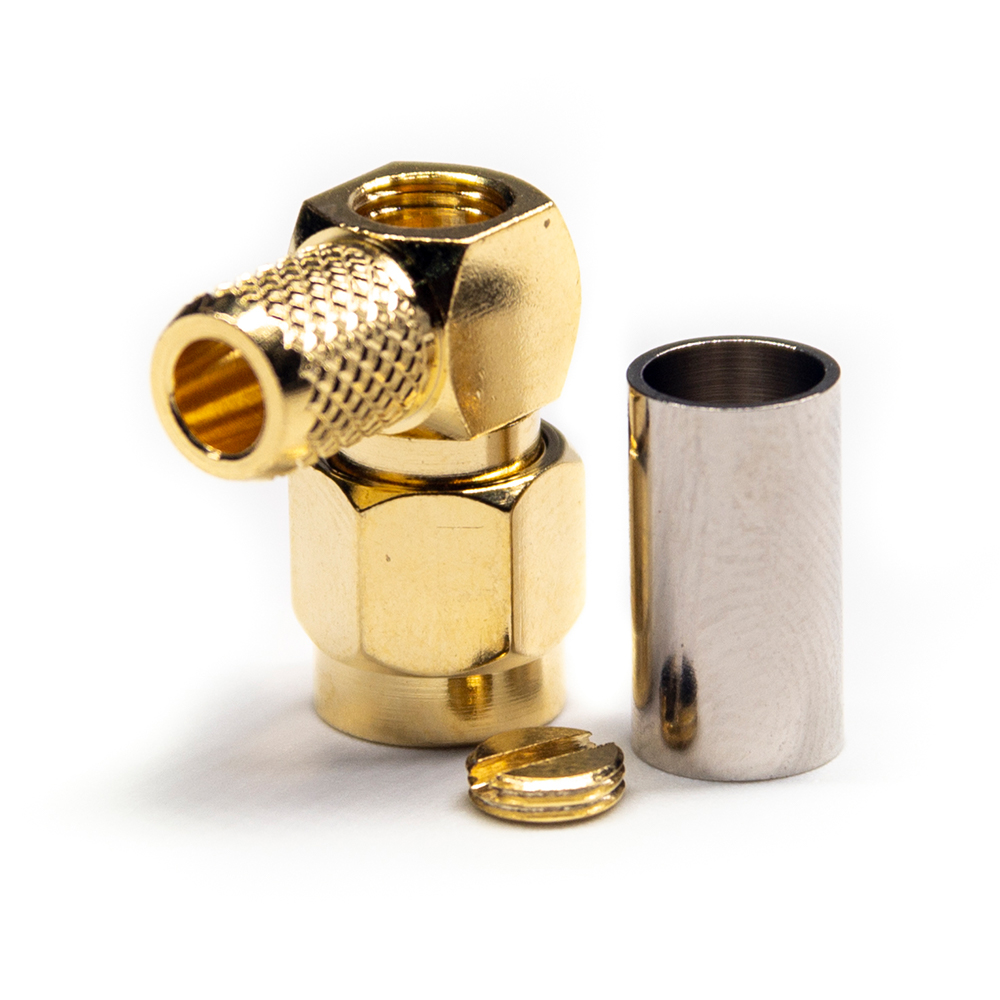 Connecteur SMA femelle à sertir pour câble RG6