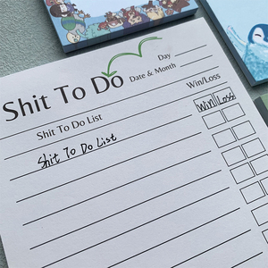 To Do List School Office Kraft Steno Refile Drawing Paper <strong>Memo</strong> Note Pad Scratch Writing Slip Scribbling <strong>Block</strong> Sticky Notes - Product Image 5