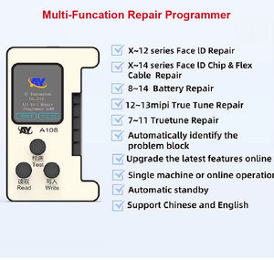 AY A108多機能フェイスIDラティスドットマトリックスバッテリー修理プログラマーforiPhone X to 14 Pro最大効率プロジェクター - Product Image 6