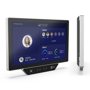 Máquina de asistencia de reconocimiento facial de 21,5 pulgadas en entrada y salida Control de acceso de reconocimiento facial Sistema de control de acceso biométrico - Product Image 1
