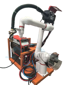 Facile programmazione 6 assi 10kgs 1455mm di saldatura collaborativa Robot con stazione di lavoro Trolley