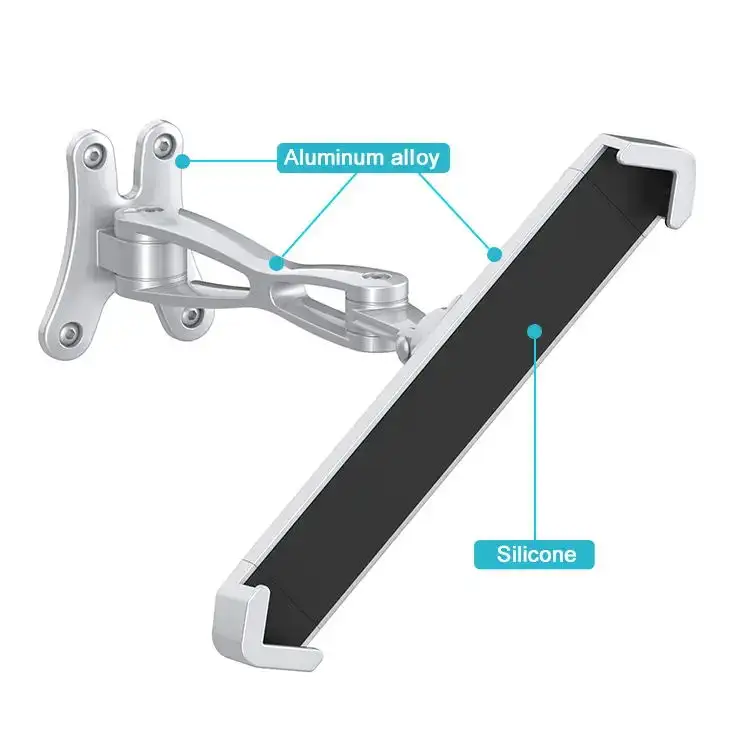 חם מוצר מתכוונן קיר הר tablet אוניברסלי stand מחזיק עבור Pad/Tablet PC stand עם מנעול