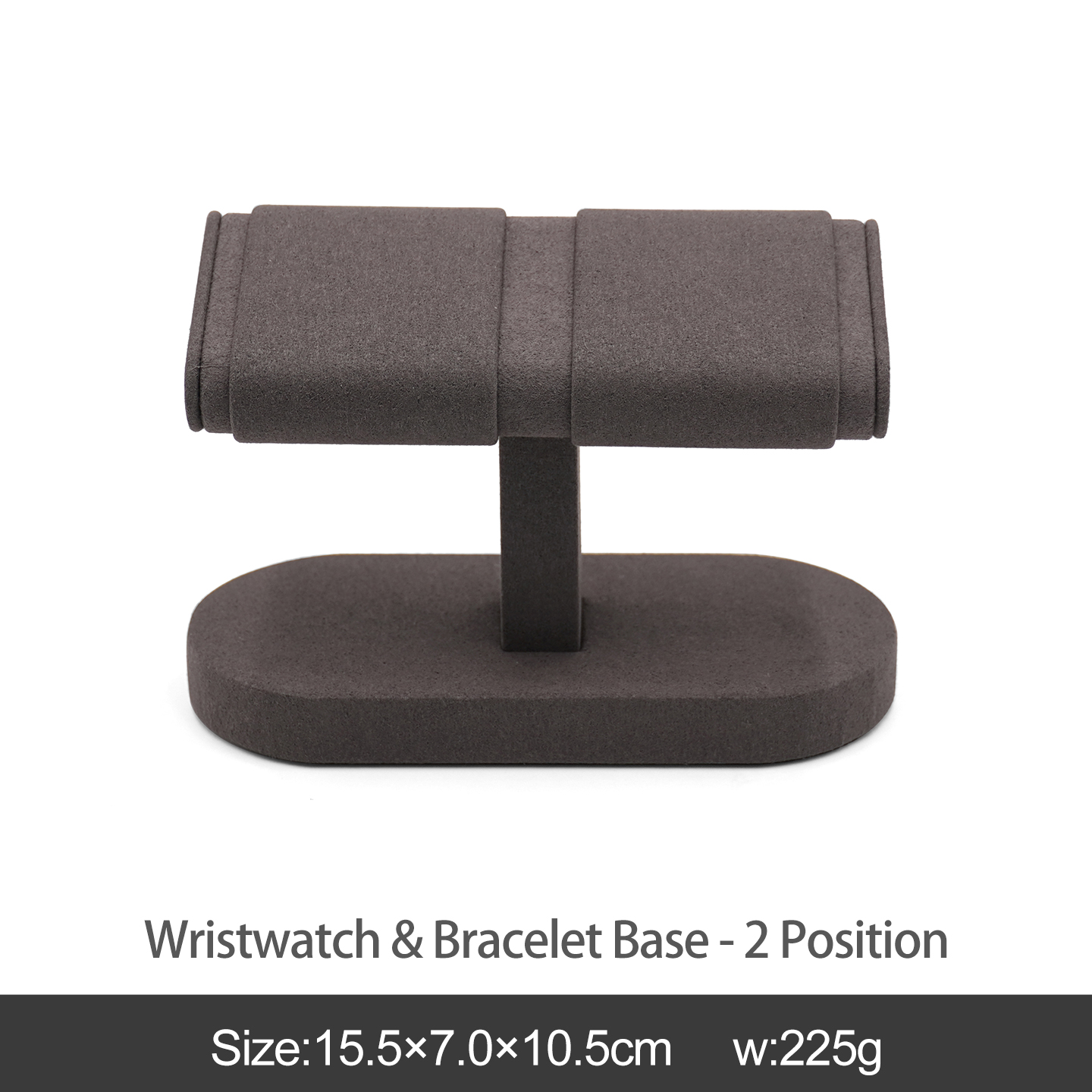 Base de montre-bracelet marron - 2 positions