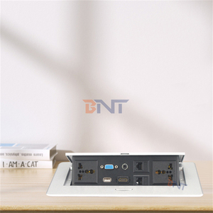 Fábrica personalizada multifuncional Aleación de Zinc/hierro Oficina escritorio Mesa Pop toma de corriente 10A uso de oficina nominal conectividad Wifi - Product Image 6