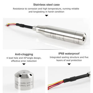 BOY-WR04-S Ip68防水液位压力变送器4-20mA & RS485输出潜水压力传感器 - Product Image 6